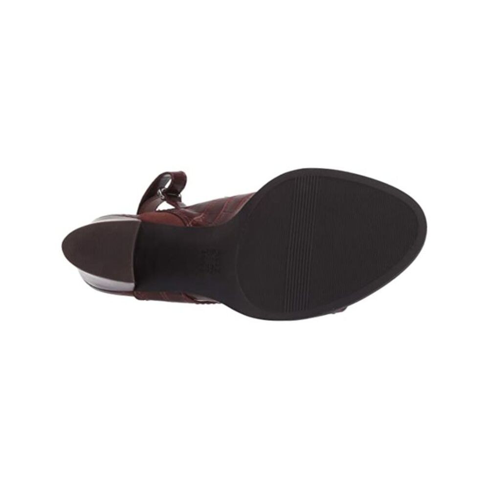 NATURALIZER Womens Brown Crocodile Raelynn Almond Slingback Sandal 6 M - Picture 4 of 5